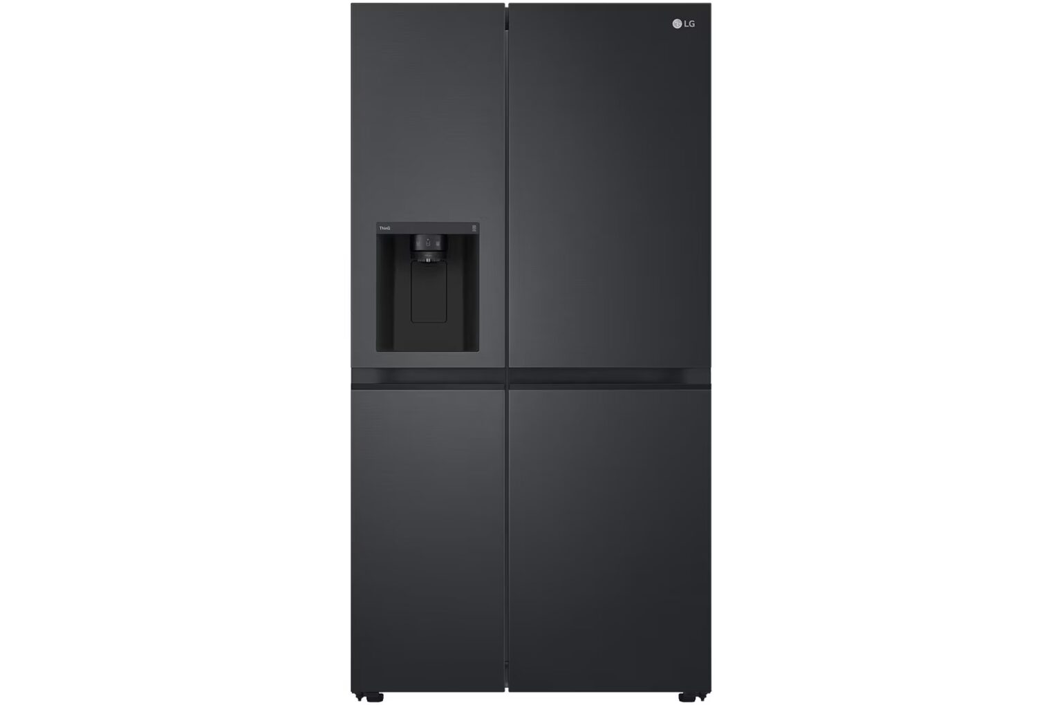 641L Side by Side Fridge in Matte Black